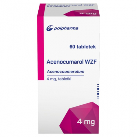 Acenocumarol WZF 4 mg, 60 tabletek