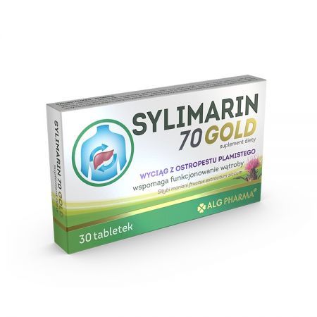 Sylimarin 70 Gold wyciąg z ostropestu plamistego tabletki, 30 szt.