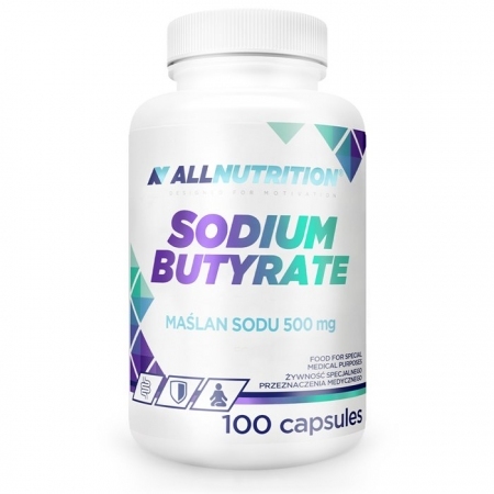 Allnutrition Sodium Butyrate maślan sodu 500 mg kapsułki, 100 szt.