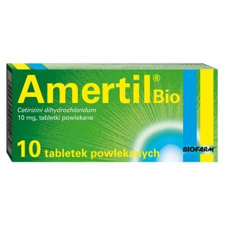 Amertil Bio 10 mg 10 tabletek powlekanych