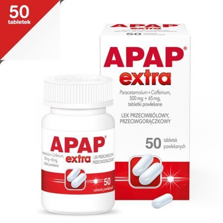Apap Extra 50 tabletek powlekanych