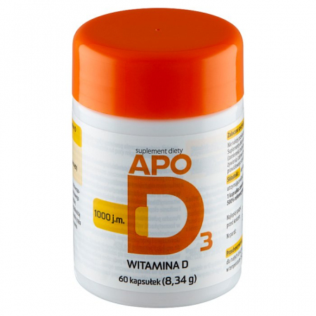 ApoD3 1000 j.m 60 kapsułek / witamina d3