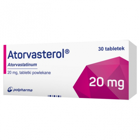 Atorvasterol 20 mg 30 tabletek powlekanych