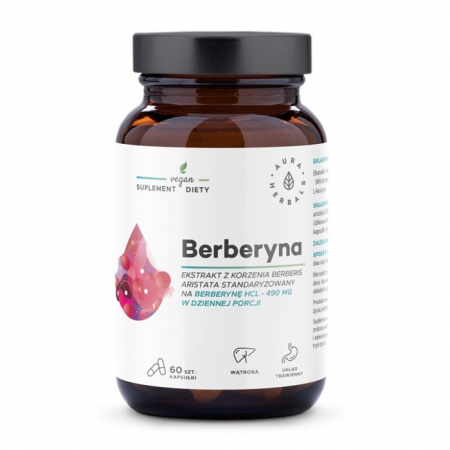 Aura Herbals Berberyna 490 mg kapsułki, 60 szt.