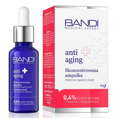 Bandi Anti Aging skoncentrowana ampułka przeciw zmarszczkom z retinolem, 30 ml