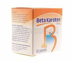 Beta Karoten 10 mg 50 tabl.