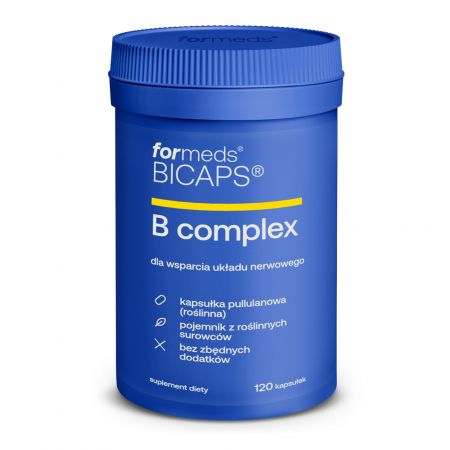 Bicaps B Complex kapsułki z witaminami z grupy B ForMeds, 120 szt.