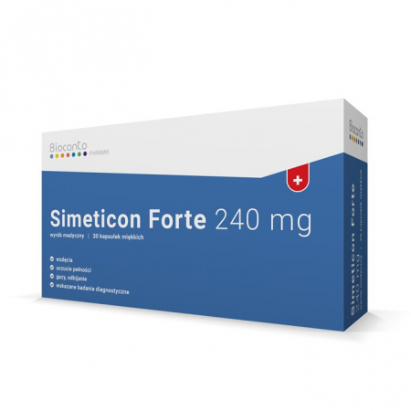 Biocanto Simeticon Forte 240 mg kapsułki na wzdęcia, 30 szt.