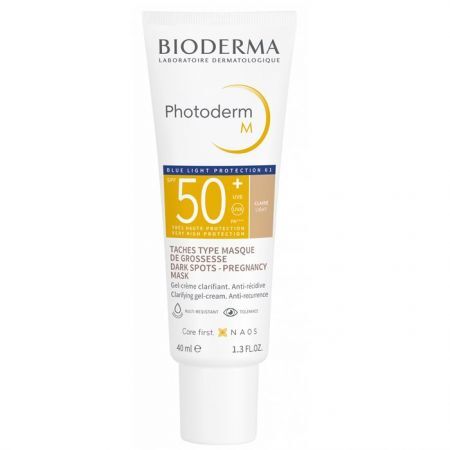BIODERMA Photoderm M krem do skóry z przebarwieniami SPF50+ (jasny) 40 ml