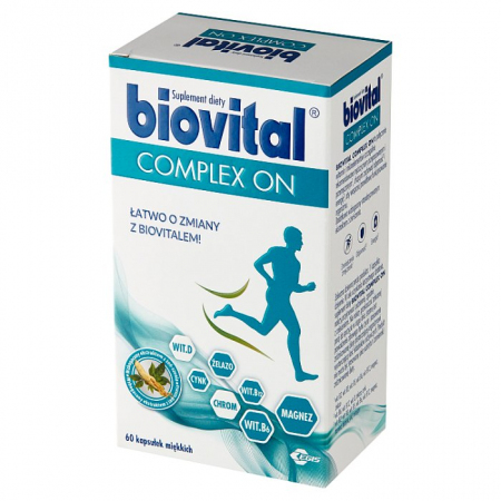 Biovital Complex ON kapsułki miękkie dla mężczyzn, 60 szt.