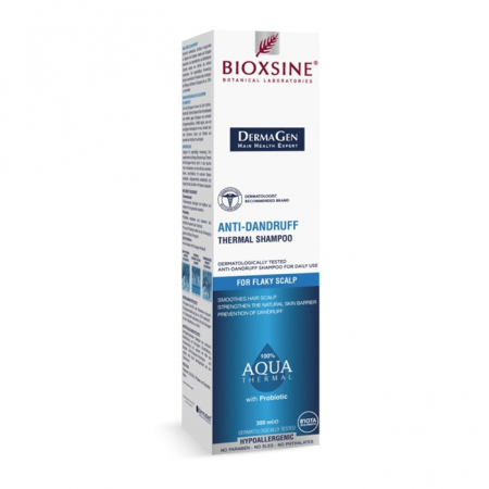 Bioxsine DermaGen Aqua Thermal szampon przeciwłupieżowy, 300 ml