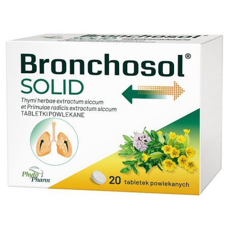 Bronchosol Solid tabletki powlekane, 20 szt.