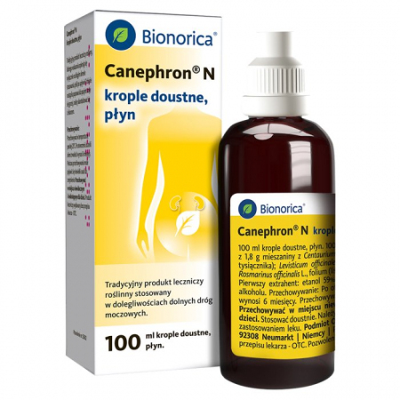 Canephron N - Zapalenie pęcherza krople 100 ml