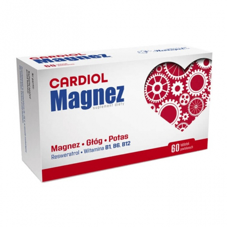 Cardiol Magnez tabletki powlekane z głogiem, 60 szt.