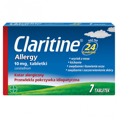 Claritine Allergy 10mg 7 tabletek