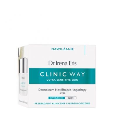 Dr Irena Eris Clinic Way Dermokrem nawilżająco-łagodzący spf 20 na dzień 50 ml