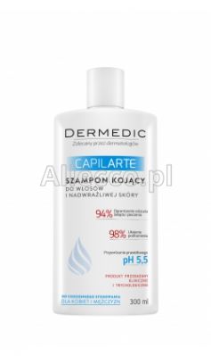 Dermedic Capilarte szampon kojący do włosów i wrażliwej skóry, 300 ml