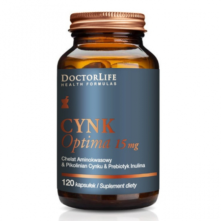 DoctorLife Cynk Optima 15 mg kapsułki, 120 szt.