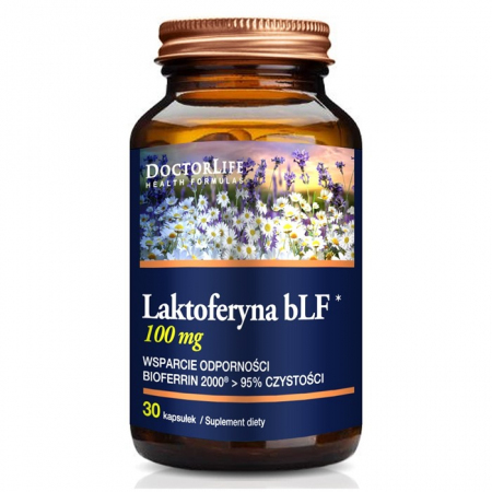 DoctorLife Laktoferyna bLF 100 mg kapsułki na odporność, 30 szt.