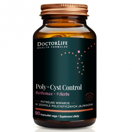 Doctor Life Poly-Cyst Control kapsułki wspierające w PCOS, 90 szt.