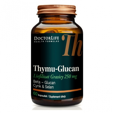 Doctor Life Thymu Glucan liofilizat grasicy 250 mg kapsułki, 60 szt.