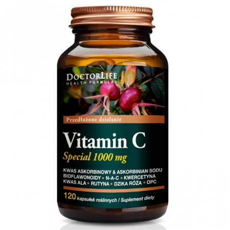 Doctor Life Vitamin C Special 1000 mg kapsułki, 120 szt.