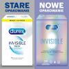 Durex Invisible dodatkowe nawilżenie Prezerwatywy 16 sztuk
