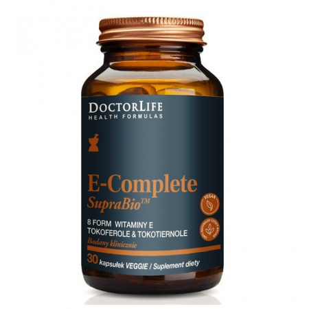 DoctorLife E Complete Suprabio kapsułki z witaminą E, 60 szt.