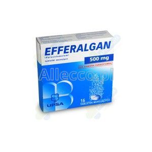 Efferalgan 500 mg 16 tabletek musujących / Ból i gorączka