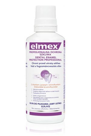 ELMEX Profesjonalna Ochrona Szkliwa Płyn do płukania jamy ustnej 400 ml