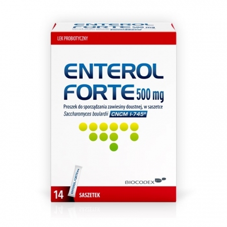 Enterol Forte 500 mg 14 saszetek