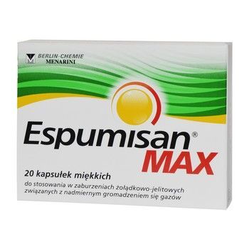 Espumisan MAX 140 mg 20 kapsułek miękkich