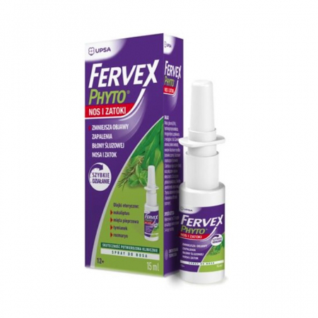Fervex Phyto Nos i Zatoki spray do nosa, 15 ml