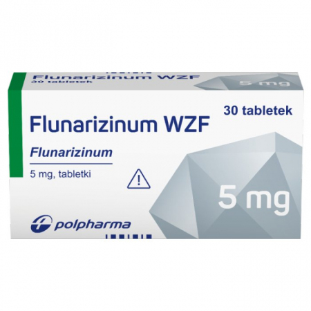 Flunarizinum 5 mg, 30 tabletek