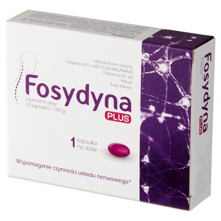 Fosydyna Plus kapsułki wspomagające układ nerwowy, 30 szt.