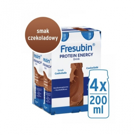 Fresubin Protein Energy Drink o smaku czekoladowym, 4 szt. po 200 ml