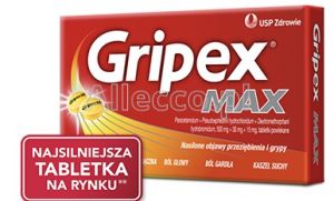 Gripex MAX 20 tabletek
