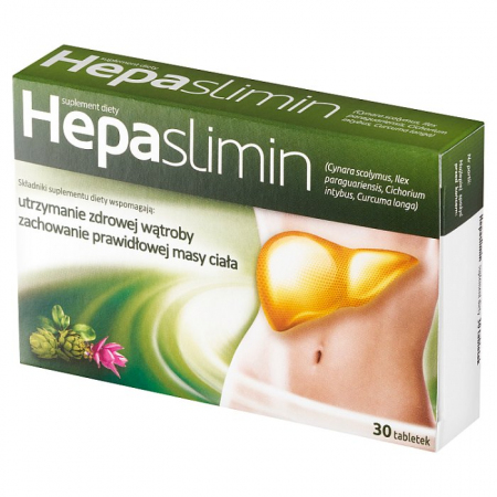 Hepaslimin 30 tabletek / zdrowa wątroba