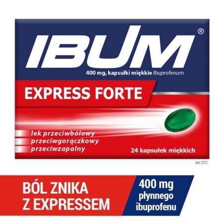 Ibum Express Forte 24 kapsułek miękkich