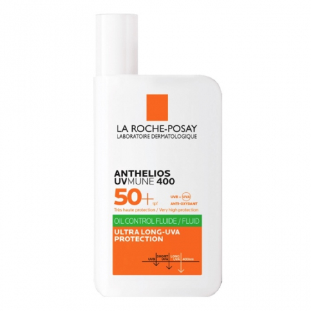 La Roche-Posay Anthelios UVMune 400 Oil fluid przeciwsłoneczny SPF 50+, 50 ml