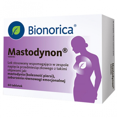 Mastodynon tabletki wspomagające w PMS, 60 szt.