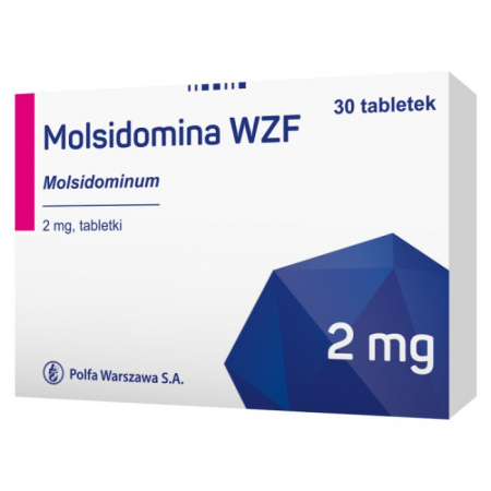 Molsidomina 2 mg 30 tabletek