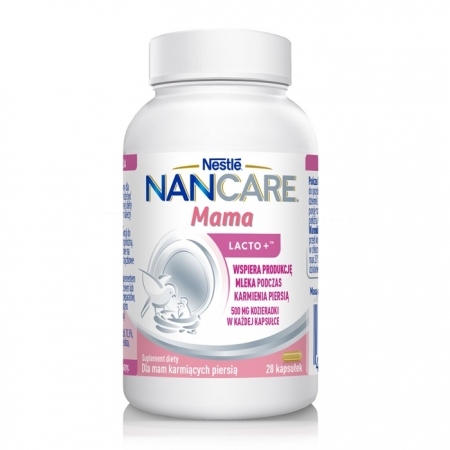 Nestle NANCare Mama Lacto+ kapsułki dla kobiet karmiących piersią, 28 szt.