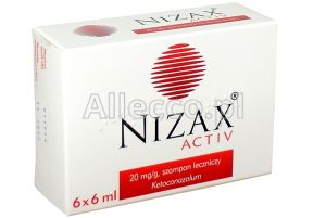 Nizax Activ szampon szampon 20mg/g 6 ml 6 sasz.
