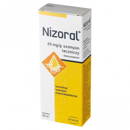 Nizoral 20 mg/g przeciwłupieżowy szampon leczniczy, 60 ml