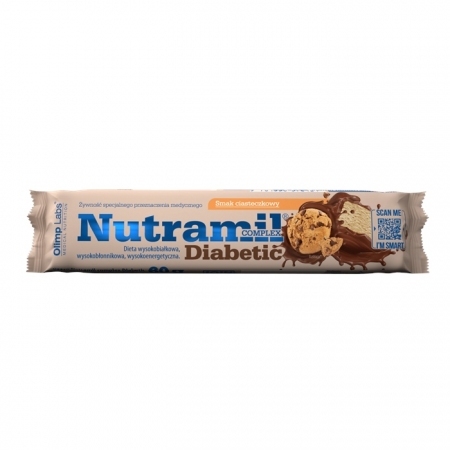 Nutramil Complex Diabetic baton o smaku ciasteczkowym Olimp Labs, 60 g
