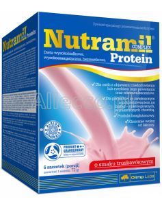 OLIMP Nutramil Complex Protein (smak truskawkowy) 6 sasz.