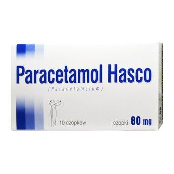 Paracetamol 80 mg 10 czopków