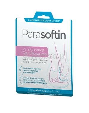 Parasoftin skarpetki złuszczające do stóp 1 para / Gładkie stopy