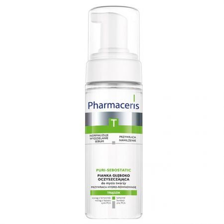 Pharmaceris T PURI-SEBOSTATIC Pianka głęboko oczyszczająca do mycia twarzy 150 ml